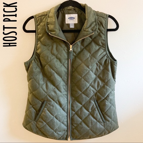 Old Navy Jackets & Blazers - Old Navy Lightweight Quilted Green Vest Size Small